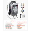 VEVOR Fully Automatic Refrigerant Recovery Machine for R134a, ≥98.5% Accuracy, 10.1-Inch Touch Screen, AC Recovery, Vacuum, Recharging and Flushing for Standard & High Voltage Automotive A/C Systems