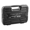 VEVOR Master Magnetic Impact Nut Driver Set 55PCS, Metric & SAE Sizes, with Socket Adapters, Bit Holder, Wing Nut Driver, Pivoting Nutsetter, Quick Release Extension, Power Bits, Storage Box