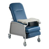 VEVOR 3-Position Geri Reclining Chair 500LBS Capacity Geri Chair Recliner, Comfortable Medical Recliner Chairs with 4 Wheels, Soft Padded Seat & Tray Table for Hospitals, Clinics, Geriatric Home Care