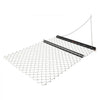 VEVOR Drag Harrow, 4 x 5 ft Chain Harrow - Made from Q235 Steel, UTV Tractor Attachments for Landscape Leveling or Sod Prepping, Durable Harrow Rake for Gravel Driveway, Farm Field Garden Black