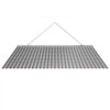 VEVOR Drag Harrow, 5 x 3 ft, High-Efficiency Chain Harrow Rake, ATVs UTVs Tractors Attachments, Durable Galvanized Steel Mesh Drag Mat with Towing Chain, for Gravel Driveway Ruts Farm Field Leveling