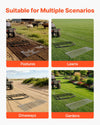Suitable for multiple scenarios graphic (pastures, lawns, driveways, gardens)
