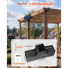 VEVOR Pergola Kit 2-Pack, T-Shaped 4x4 (Actual 3.5x3.5 Inch), 3-Way Pergola Brackets DIY Woodworking Gazebo Bracket Kit with Screws for 3.5x3.5 Inch Wood Beams in Actual Size for Outdoor Party Banquet