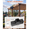 VEVOR Pergola Kit 4-Pack, T-Shaped 4x4 (Actual 3.5x3.5 Inch), 3-Way Pergola Brackets DIY Woodworking Gazebo Bracket Kit with Screws for 3.5x3.5 Inch Wood Beams in Actual Size for Outdoor Party Banquet