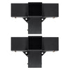VEVOR Pergola Bracket Kit 4''x4''(Inner Size 3.6x3.6), 2pcs 4-Way Heavy Duty Corner Bracket Woodworks DIY Post Base Kit, Easy Installation Wooden Beams for Gazebos, Patio Pergolas, Log Cabin Outdoor