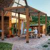 VEVOR Pergola Bracket Kit 6''x6''(Inner Size 5.6x5.6), 2pcs 4-Way Heavy Duty Corner Bracket Woodworks DIY Post Base Kit, Easy Installation Wooden Beams for Gazebos, Patio Pergolas, Log Cabin Outdoor