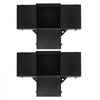 VEVOR Pergola Bracket Kit 6''x6''(Inner Size 5.6x5.6), 2pcs 4-Way Heavy Duty Corner Bracket Woodworks DIY Post Base Kit, Easy Installation Wooden Beams for Gazebos, Patio Pergolas, Log Cabin Outdoor