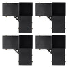 VEVOR Pergola Bracket Kit 4''x4''(Inner Size 3.6x3.6), 4pcs 3-Way Heavy Duty Corner Bracket Woodworks DIY Post Base Kit, Easy Installation Wooden Beams for Gazebos, Patio Pergolas, Log Cabin Outdoor