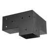 VEVOR Pergola Bracket Kit, 4x4 Inch (Inner Size 3.5x3.5), 4 Pcs 3-Way Heavy Duty Corner Bracket Woodworks DIY Post Base Kit, Easy Installation Wooden Beams for Gazebos, Patio Pergolas, Log Cabin