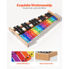 VEVOR Glockenspiel Xylophone, 27 Notes, Professional Xylophone Percussion Instrument, with Colorful Metal Keys, Includes 4 Mallets, Carrying Bag, Beginner Musical Instrument Kit for Adults and Kids