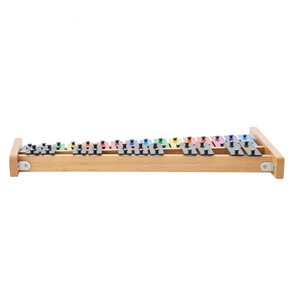VEVOR Glockenspiel Xylophone, 27 Notes, Professional Xylophone Percussion Instrument, with Colorful Metal Keys, Includes 4 Mallets, Carrying Bag, Beginner Musical Instrument Kit for Adults and Kids