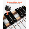 VEVOR Glockenspiel Xylophone, 27 Notes, Professional Xylophone Percussion Instrument, with Metal Keys, Includes 4 Mallets, Carrying Bag, Beginner Musical Instrument for Adults and Kids Music Teaching