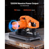 VEVOR Chop Saw 7-1/4 in Stainless Steel Cold Cut Blade 1200W Powerful Motor, for Metal Square and Flat Tubes, I-Shaped Steels, 4000 r/min Speed, 0-45° Adjustable Cutting Angle, Metal Cutting Chop Saw