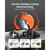 VEVOR Chop Saw 14-inch Cold Cut Blade 3500 W Brushless Motor Cut Off Saw, For Cutting Metal, -45° to 45° Adjustable Angle, 750-1200 r/min Adjustable Speed, Dry Cutting, with Chip Collection Box