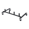 VEVOR Car Dolly Rack, Storage Rack with 360° Rotatable Wheels, Hydraulic Ratchet Trolley Jack Stand Organizer, Jack Stands Holder Storage Rack, 4-Dolly Capacity, Compatible with Most Dollies