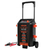 VEVOR Wheeled Battery Charger 6V/12V/24V 80A/400A/250A Car Charger Starter, Heavy Duty Automotive Car Battery Maintainer Engine Start, Fully Automatic, with Wheels, for Lead-Acid and Lithium Batteries