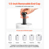 VEVOR Paper Towel Holder Countertop, Stainless Steel Kitchen Paper Towel Stand with Weighted Base and Suction Cups, Non-slip Countertop Kitchen Paper Roll Holders for Kitchen Bathroom