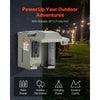 VEVOR Outdoor Electrical Outlet Box, 20 AMP GFCI Receptacle, Electrical Outlet Panel Box with GFCI Protection, IP54 Weatherproof Exterior, Power Plug Outlet Box, for Halloween Decorations Patio Lights