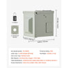 VEVOR Outdoor Electrical Outlet Box, Dual 20 AMP GFCI Receptacles, Electrical Outlet Panel Box with GFCI Protection, IP54 Weatherproof Power Plug Outlet Box, for Halloween Decorations, Patio Lights