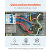 VEVOR Temporary Power Outlet Panel, 20 50 Amp, RV EV Electrical Outlet Panel with NEMA 50 Amp GFCI 20 Amp Receptacle Installed, Pre-Wired IP54 Weatherproof Box, for RV Camper Car Travel Motorhome