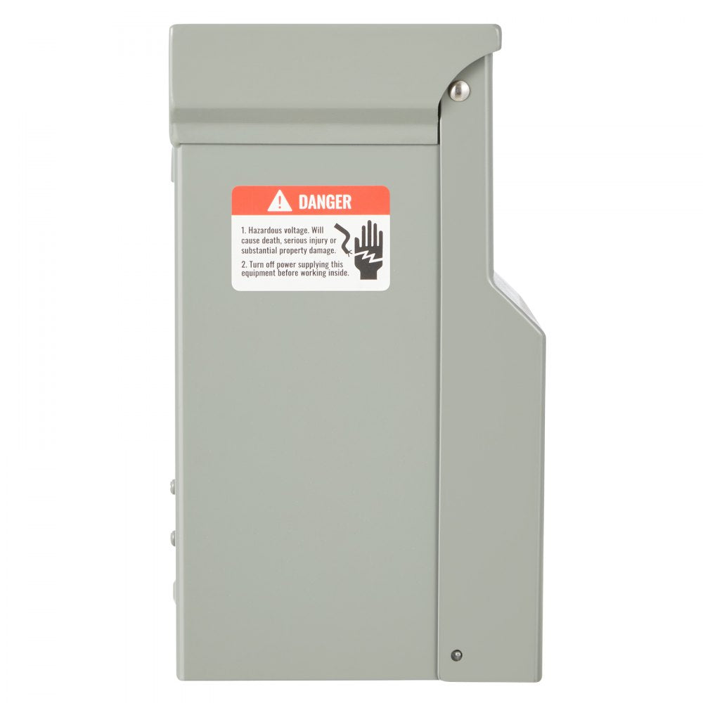 VEVOR Temporary Power Outlet Panel, 20 50 Amp, RV EV Electrical Outlet Panel with NEMA 50 Amp GFCI 20 Amp Receptacle Installed, Pre-Wired IP54 Weatherproof Box, for RV Camper Car Travel Motorhome