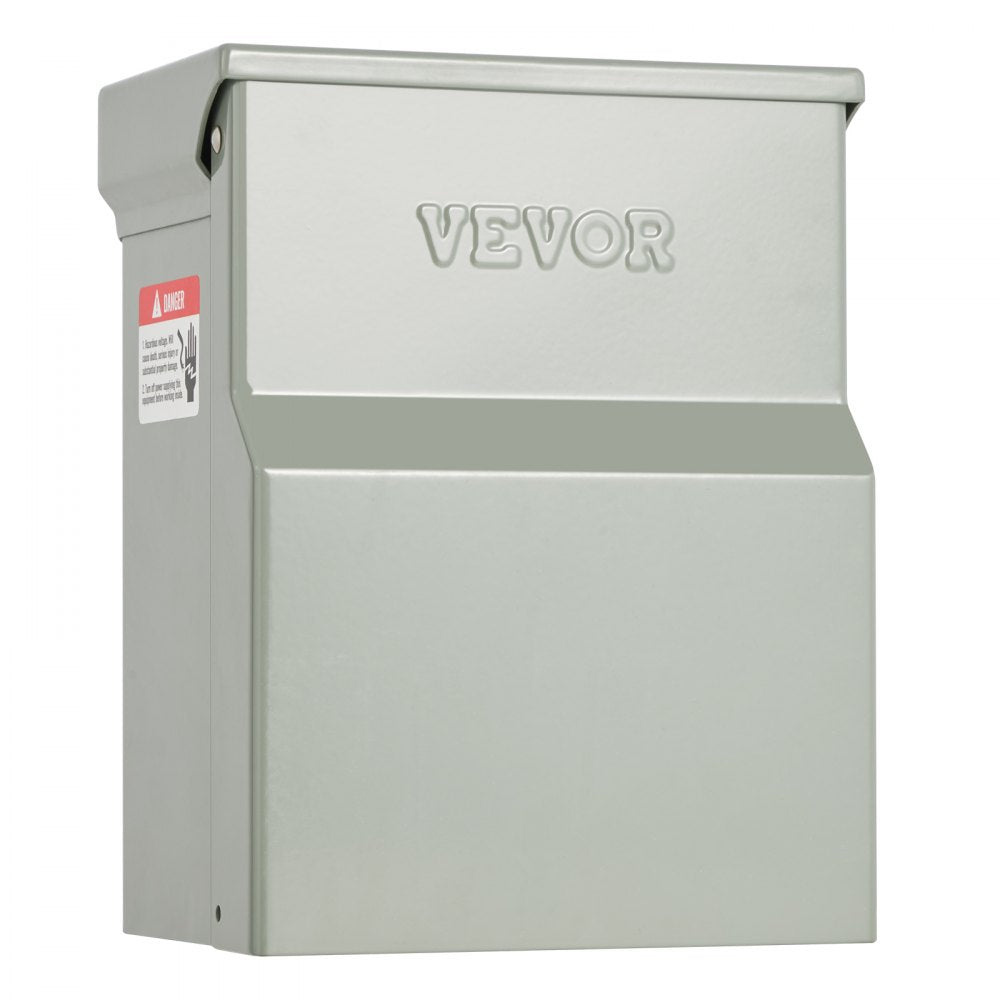 VEVOR Temporary Power Outlet Panel, 20 50 Amp, RV EV Electrical Outlet Panel with NEMA 50 Amp GFCI 20 Amp Receptacle Installed, Pre-Wired IP54 Weatherproof Box, for RV Camper Car Travel Motorhome