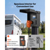 VEVOR 50 20 Amp RV Temporary Power Outlet Box Electrical Panel with Breaker, Weatherproof Electrical Outlet Box, with Prewired 50 Amp & 20 Amp GFCI Receptacle, for RV Camper, Travel Trailer, Motorhome