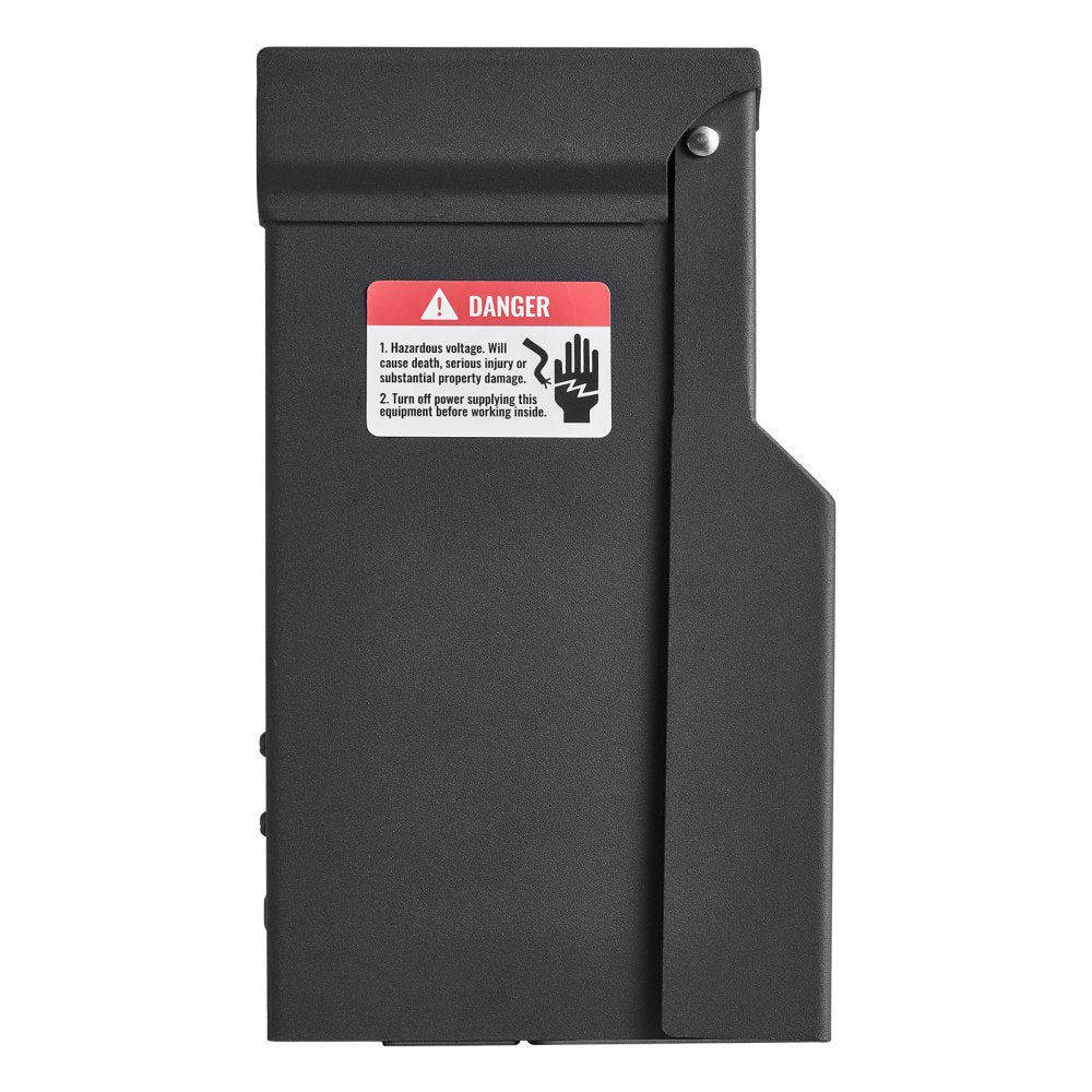 VEVOR 50 20 Amp RV Temporary Power Outlet Box Electrical Panel with Breaker, Weatherproof Electrical Outlet Box, with Prewired 50 Amp & 20 Amp GFCI Receptacle, for RV Camper, Travel Trailer, Motorhome