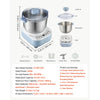 VEVOR Dough Mixer 6.9 Quart Electric Dough Maker with Ferment Function, for Pizza, Pasta, and Sourdough, 304 Stainless Steel Bowl, Timer, Face-up Control Panel, Household Dough Kneading Machine