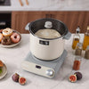 VEVOR Dough Mixer 7.4 Quart Electric Dough Maker with Ferment Function, for Pizza, Pasta, Sourdough and Fufu, Nonstick Aluminum Pot, Timer, Face-up Control Panel, Household Dough Kneading Machine