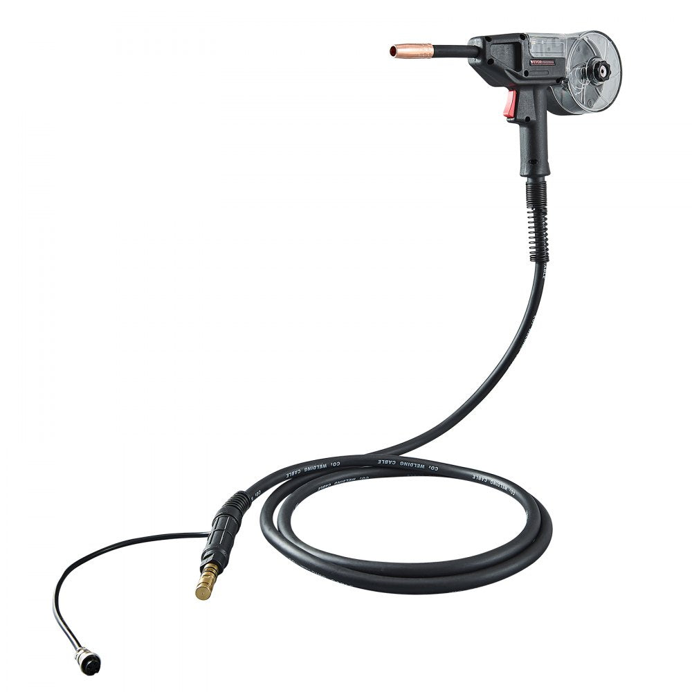 VEVOR 200Amp Spool Gun with 10FT Cable, Compatible with W Weldpro MlG200GDsv200 and MIG155GD Welders, Suitable for 0.030" and 0.035" Flux Core/Solid/Aluminum Welding Wires