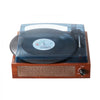 VEVOR Vinyl Record Player, 3-Speed, Belt Driven Turntable Player with Built-in 5W Stereo Speakers Magnetic Cartridge, Support 33/45/78 RPM Bluetooth Aux in RCA Output, for 7/10 /12 in Vinyl Records