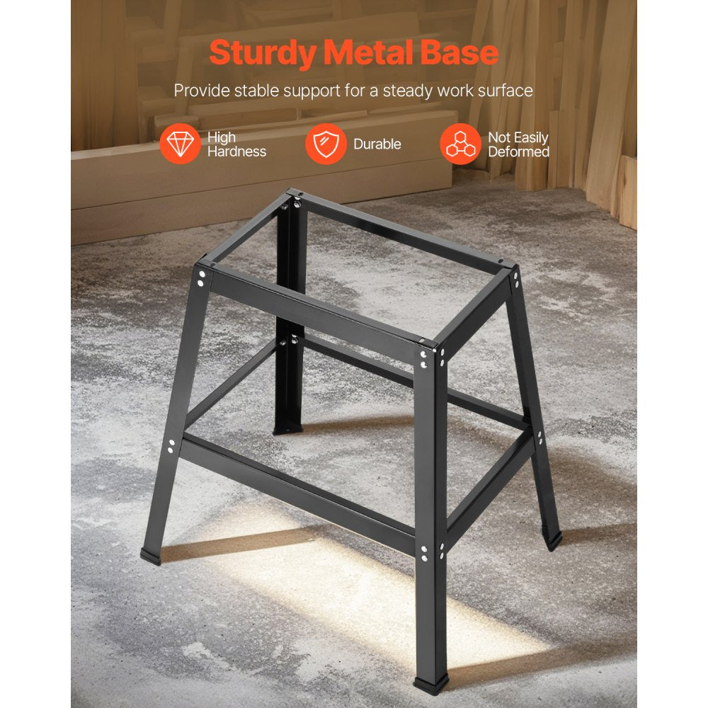 VEVOR Precision Router Table System, 31.5 in x 23.9 in, Routing Table Accessory Kit with Adjustable Fence, MDF Top, Sturdy Metal Base, Dust Collection Port, Compatible with Routes & Various Drill Bits