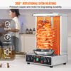 VEVOR Shawarma Grill Machine, 13lbs Capacity, Chicken Shawarma Cooker Machine with 2 Burners, 122℉-572℉ Electric Vertical Broiler Gyro Rotisserie Oven Doner Kebab Machine for Home/Commercial Use