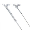 VEVOR T316 Stainless Steel Adjustable Angle 1/8" Cable Railing Kit/Hardware for Wood Post，Marine Grade for 1/8"Wire Rope,0-180-Degree Angle & Easy Installation, Silver (10 Pack)