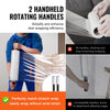 VEVOR Stretch Film, 15 inches x 1200 feet, 1 Pack, 80 Gauge Industrial Strength Clear Durable Stretch Wrap Roll, Heavy Duty Shrink Film Stretch Wrap with Handles for Pallet Wrapping Shipping Moving