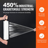 VEVOR Stretch Film, 15 inches x 1200 feet, 4 Pack, 80 Gauge Industrial Strength Clear Durable Stretch Wrap Roll, Heavy Duty Shrink Film Stretch Wrap with Handles for Pallet Wrapping Shipping Moving