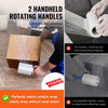 VEVOR Stretch Film, 5 inches x 1000 feet, 4 Pack, 80 Gauge Industrial Strength Clear Durable Stretch Wrap Roll, Heavy Duty Shrink Film Stretch Wrap with Handles for Pallet Wrapping Shipping Moving