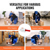 VEVOR Stretch Film, 5 inches x 1000 feet, 4 Pack, 80 Gauge Industrial Strength Clear Durable Stretch Wrap Roll, Heavy Duty Shrink Film Stretch Wrap with Handles for Pallet Wrapping Shipping Moving