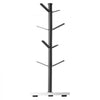 VEVOR Mug Holder Tree with Marble Base, 8 Hooks Coffee Cup Holder for Counter, Carbon Steel Mug Tree Cup Rack Stand, Upgraded Coffee Cup Tree for Coffee Bar Kitchen Home Organizer (Matte Black)