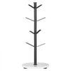 VEVOR Mug Holder Tree with Marble Base, 8 Hooks Coffee Cup Holder for Counter, Carbon Steel Mug Tree Cup Rack Stand, Upgraded Coffee Cup Tree for Coffee Bar Kitchen Home Organizer (Matte Black)