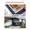 VEVOR Outdoor Propane Deep Fryer, Dual-Tank 8QTx2 Commercial Fryer, Stainless Steel Cooker with Foldable Platform, Dual Basket, and Heat Adjustment, Floor Standing Fryers for Restaurant Home Snack Bar