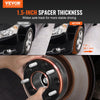 VEVOR Wheel Spacers, 1.5" 5"x5.5" Wheel Adapters, 5 Lug Forged Spacer, 71.5 mm Bore Hubcentric M1/2-20 Studs Spacers, Fit for Jeep Journey, WRANGLER JK JKU, Commander XK, Marquis, 4 PCS Black