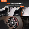 VEVOR Wheel Spacers, 1" 6"x5.5" Wheel Adapters, 6 Lug Forged Spacer, 108 mm Bore Hubcentric M12 x1.5 Studs Spacers, Fit for 1979-2022 Toyota, Hummer, Lexus, Chevrolet, Honda, 4 PCS Black