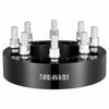 VEVOR Wheel Spacers, 2" 8"x6.5" Wheel Adapters, 8 Lug Forged Spacer, 126 mm Bore Hubcentric 9/16"-18 Studs Spacers, Fit for Dodge Ram 2500, Ram 3500 and Ford F250,  F350, 2 PCS Black