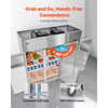 VEVOR Commercial Reach-In Refrigerator 72" W, 52 Cu.Ft Stainless Steel Upright Refrigerator with Three Doors, Auto-Defrost, 9 Adjustable Shelves, 32 to 50℉ Temp Control, UL Certified