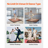 VEVOR Dance Floor Tiles, 12.4 x 12.4 in 25 Piece Interlocking Dance Flooring, Portable Dance Practice Floor with Cushioned Base  (Oak Wood Grain, 25 sq. ft/Box )