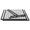 VEVOR 2' x 5.6' Grid Wall Panels Tower, 2 Packs Wire Gridwall Display Racks with T-Base Floorstanding, Double Side Gridwall Panels for Art Craft Shows, Retail Display with Extra Clips and Hooks