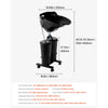 VEVOR Portable Shampoo Bowl, Shampoo Sink for Washing Hair with Electric Pump, Includes 2 Buckets 2 Showerheads, Drain Hose, Height and Angle Adjustable Portable Wash Bowl for Home Salon Use, Black