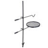 VEVOR Swivel Campfire Grill, Fire Pit Grill Grate over Fire Pits, Heavy Duty Steel Grill Grates, 360° Adjustable Open Fire Outdoor Cooking Equipment, Portable Camp Fire Racks for Camping Outdoor BBQ